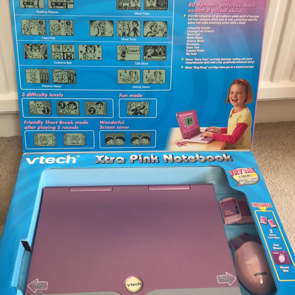 Vtech xtra pink store notebook