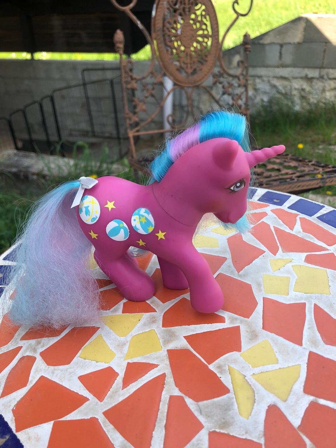 My Little Pony MOC sunshine BEACHBALL French card Poney