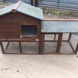 I have here a pet house ready to be use. It comes with a cover to help stop the rain/ water coming in but you might need to get another cover.

Item dimensions:

Width - 140cm
Height- 85cm
Depth - 54cm

Delivery £15 - £25
Collection free at SE6 4PL

Kieron - 07821441788