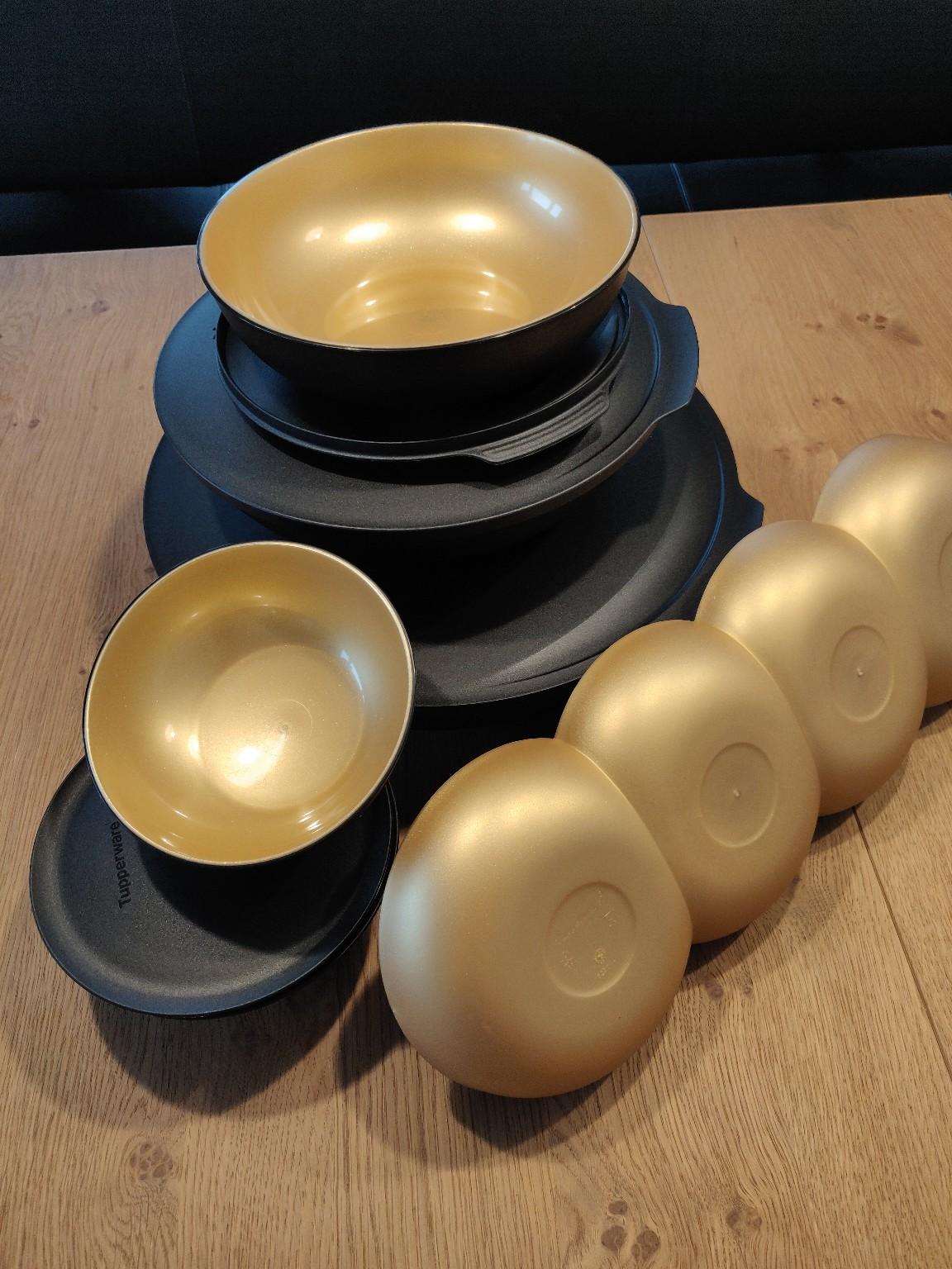 NEU Tupperware Allegra Gold/Schwarz in 6973 Höchst für 95,00 € zum