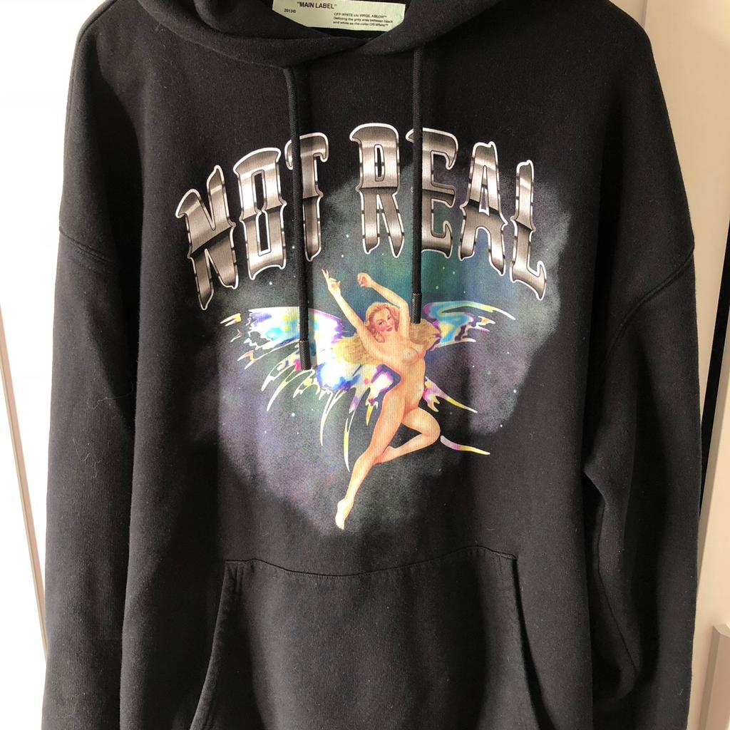 Off white hotsell not real hoodie