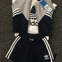 Adidas tracksuit brand new with tags 3-6 month £30 
Collection Newcastle