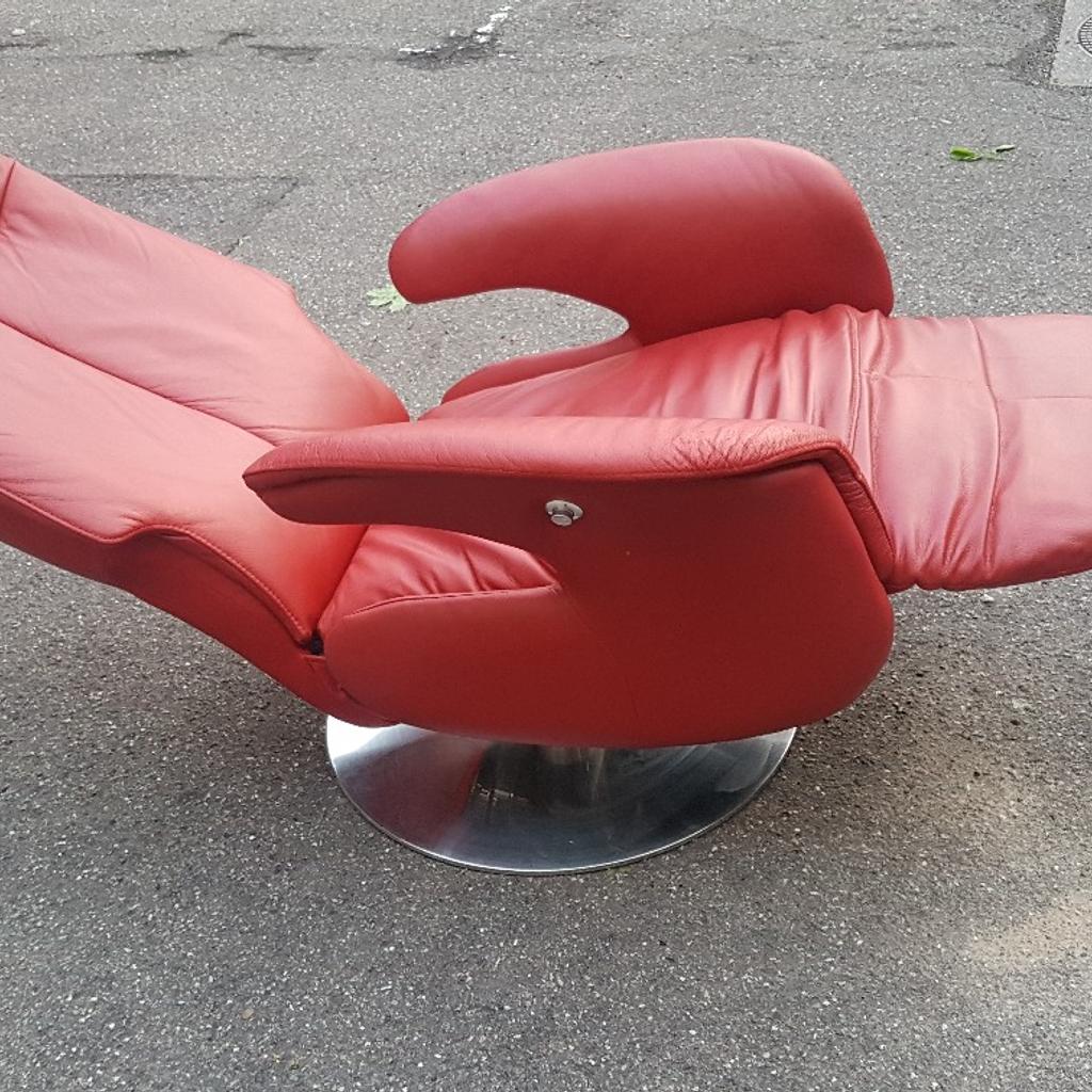 Relax Sessel Leder Rot in 67061 Ludwigshafen am Rhein für 120,00 € zum