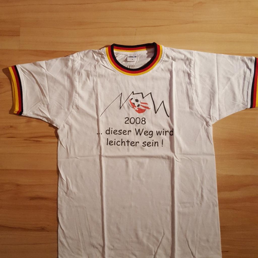 Shirt, weiß, Deutschland 2008, Größe S, gebraucht, Nichtraucher Haushalt, keine Tiere, 2.20€ Porto zahlt der Käufer, KEIN PayPal