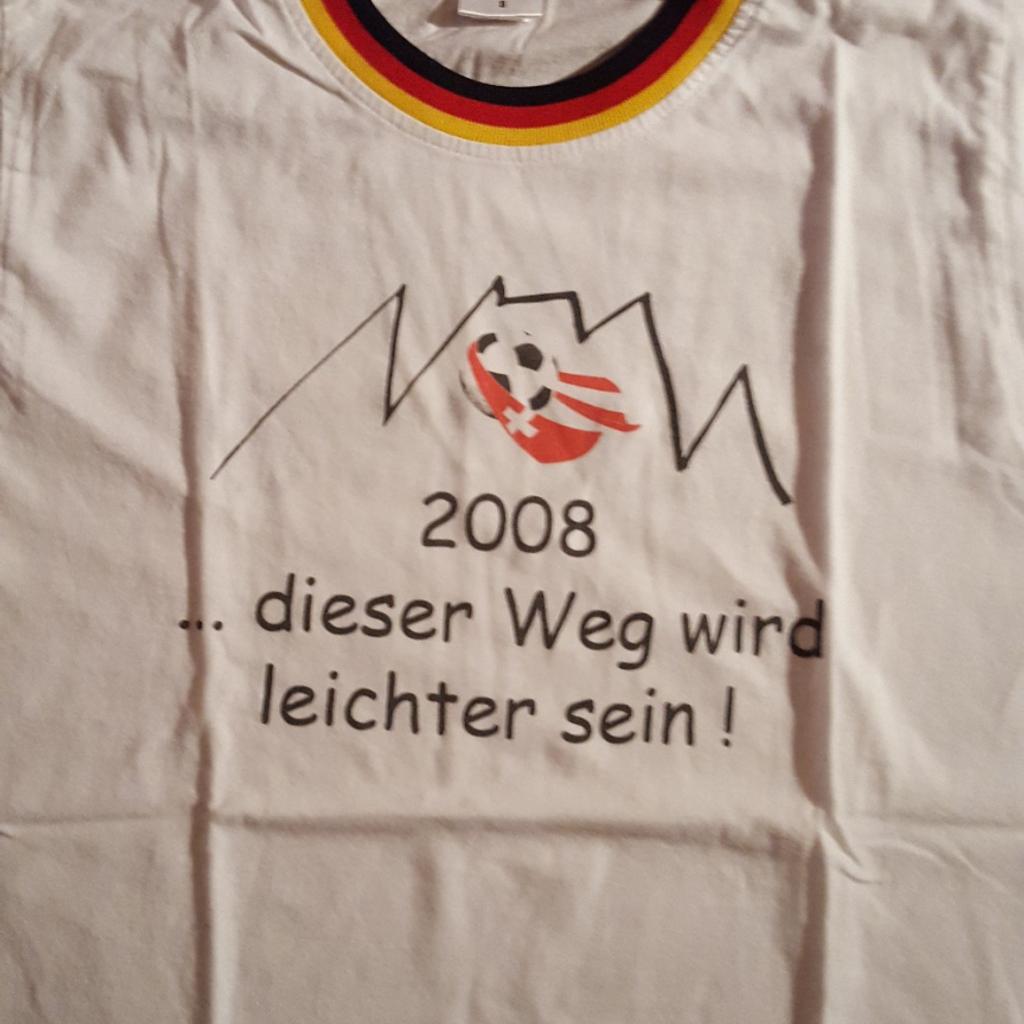 Shirt, weiß, Deutschland 2008, Größe S, gebraucht, Nichtraucher Haushalt, keine Tiere, 2.20€ Porto zahlt der Käufer, KEIN PayPal