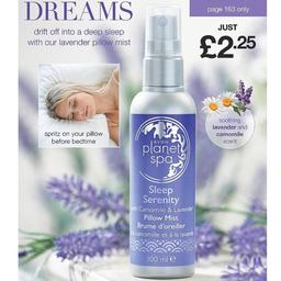 Get a good nights sleep with this pillow mist currently on offer for only £2.25!