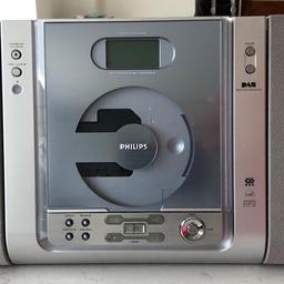 Used and in good condition. CD player does not open from button, has to be opened and closed manually. DAB radio is still working well. Can be wall mounted also. From a pet and smoke free home. Collection only.