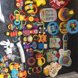 Baby To Toddler Toy Bundle Mixed Brands

Condition is Used. Range from good condition to very good condition as some have been played with more than others. Will check batteries in all and replace if not working before collection

Any questions please ask