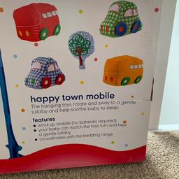 Brand New unopened. Wind up mobile (no batteries needed) your baby will fall asleep listening to soothing lullaby.