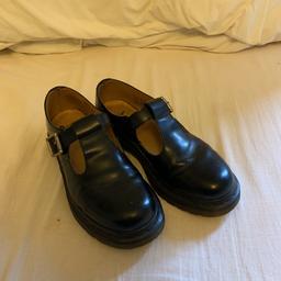 Genuine Dr martens Polley shoes, size 6, worn only a handful of times.