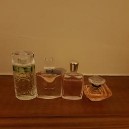 COLLECTION ONLY NO POSTING.  Lancome miniture perfume - miracle, tresor, la vie est belle and de lancome. Never used apart from just opening to test them.