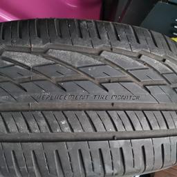 2 x used tyres. O.4mm tread. Sold as pair as I need the space. Bargain at £55.00 for the pair.