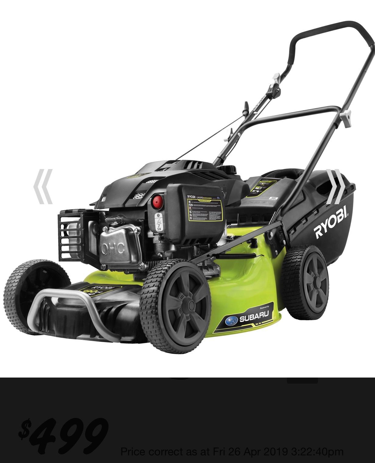 Ryobi subaru on sale lawn mower