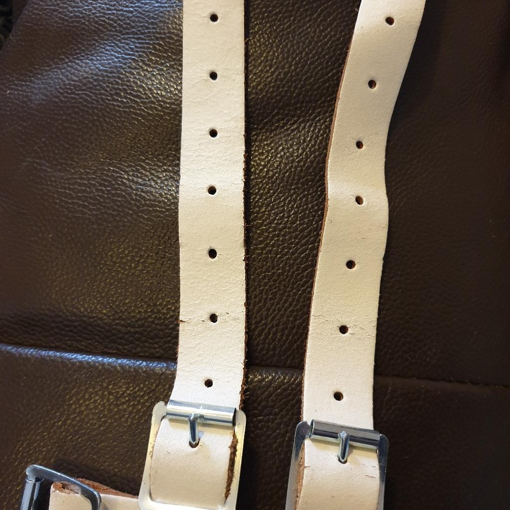 Clippasafe white leather sales reins