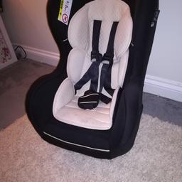 Approx 2 years old and purchased from Mothercare. Excellent clean condition. Forward and rear facing. Can be tilted when forward facing. Never been in an accident, dropped or damaged. Mainly used in second car since purchase.

Collection from Lichfield. Ws13