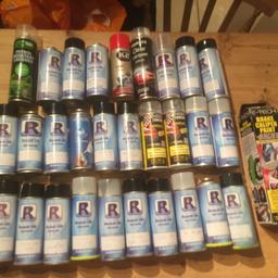 Big lot of assorted 2k spray paint/plasti dip.. some easy start,clear laquer,caliper paint etc.
Most of this stuff retails from £8 a can to £16 a can grab a bargain!
PLEASE NOTE 2K or 2 PACK PAINT IS EXTREMELY TOXIC AND ISOCYANATES CAN CAUSE LIFE CHANGING INJURIES AND CAN ONLY BE USED WITH AN AIR FED HOOD AND A SPRAY BOOTH!
This lot is only for trade users with a spray booth not to paint a pit bike/plant pot

£40 The lot you can collect from grimsby or i can meet you in hull..

CANNOT POST THESE