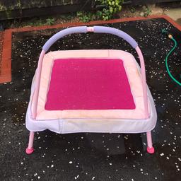 Chad Valley Kid’s 2ft Indoor Trampoline-Pink
Age 3+ years
Used condition as shown in the photos
Collection Stanground Peterborough PE2 - cash only please