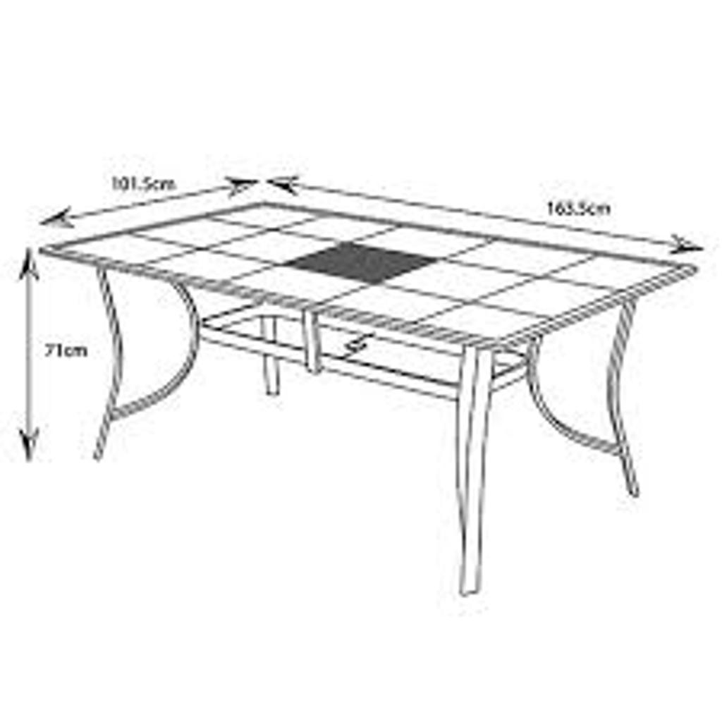 Rio Tile Top Garden Table in DY4 Sandwell für £ 75,00 zum Verkauf