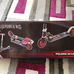 brand new folding in-line scooter unwanted present unopened