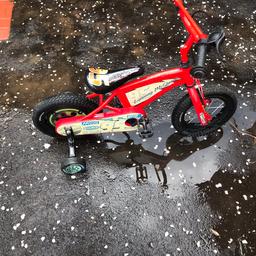 Cars Lightening McQueen Bike with stabilisers
Age 3+ years
Used condition as shown in the photos
Collection Stanground Peterborough PE2 - cash only please