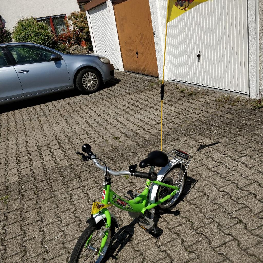 Puky Fahrrad 16 Zoll Alu mit Fahne in 67133 Maxdorf fr 75,00  zum Verkauf  | Shpock DE