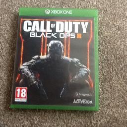 Xbox one call of duty game , excellent condition.