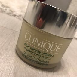RRP: £37.00
125 ml

Clinique Dramatically different moisturising cream 

Used a few times until I realised it’s not suitable for my skin

3/4 full as seen on photos 

£18 including postage