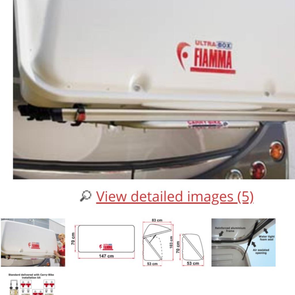 Fiamma Ultra Box 500 Rear Box in WV10 Wolverhampton für 200,00 £ zum