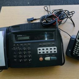 Brother fax/telefonanlage 515 und Siemens gigaset a160 schnurlos Telefon mit akku