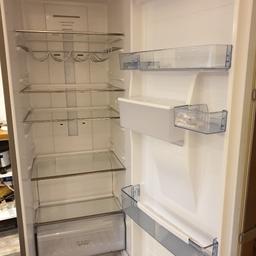 We have here a Kenwood larder fridge that is 2 and a half years old. It still has the original cellophane on the outside.  There is a small crack inside. Zoom in on the photo to see. It's a fabulous fridge. Only selling due to getting integrated white goods. Still selling in Currys. Please feel free to look. Will need a tall van to pick up.