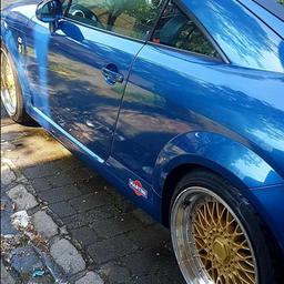 here I have my pride and joy to sale
2001
Audi TT 225 quattro
blue
no gear crunch engine perfect
bodywork in excellent condition
lowered
k&n
blow out valve fitted
18 inch BBS deep dish alloys
mot runs out in June 2019 will renew
faults ( esp button faulty )
will put up more pic weekend