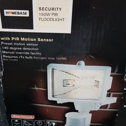 brand new never used floodlight comes with bulb and instructions.