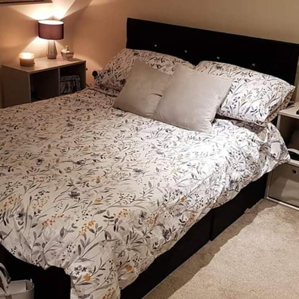 double bed crushed velvet headboard in S65 Rotherham for £35.00 for