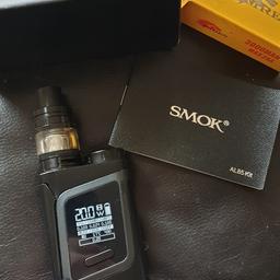 over £65 worth 
selling 35 bit powerful for my liking ,gone bk to my aspire k3 so selling this 
bought from Preston few week ago so not old and hardly used.
digital settings,instructions and box complete with charger lead and extra battery I paid £18 alone 
Great for more advance vapers 
collect from morecambe possibly deliver locally 
35 no offers ,almost losing half the price in a matter of weeks and your getting nearly a 20 pound battery