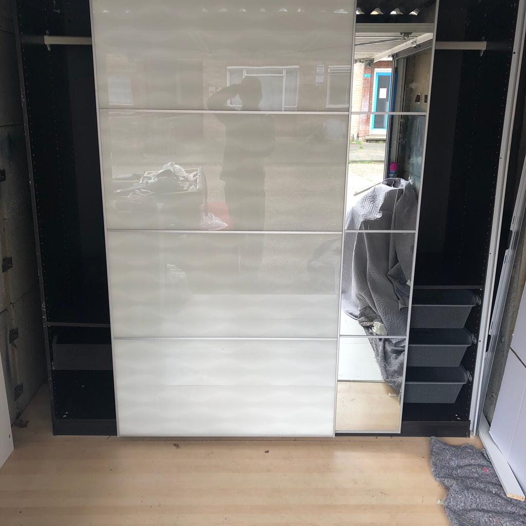 IKEA PAX Mirror Sliding Doors Wardrobe in N22 London Borough of ...