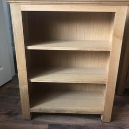 Oak pine bookshelf very good condition  Collection only