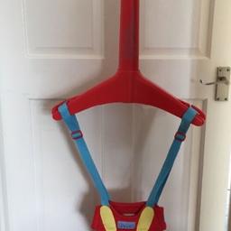 Lindam Door Bouncer for a baby to enjoy. It is used but is in very good condition. No damages and marks. Red color exactly like in photographs.