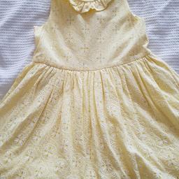 aged 5-6years yellow embroidery dress. Good condition.
collection only