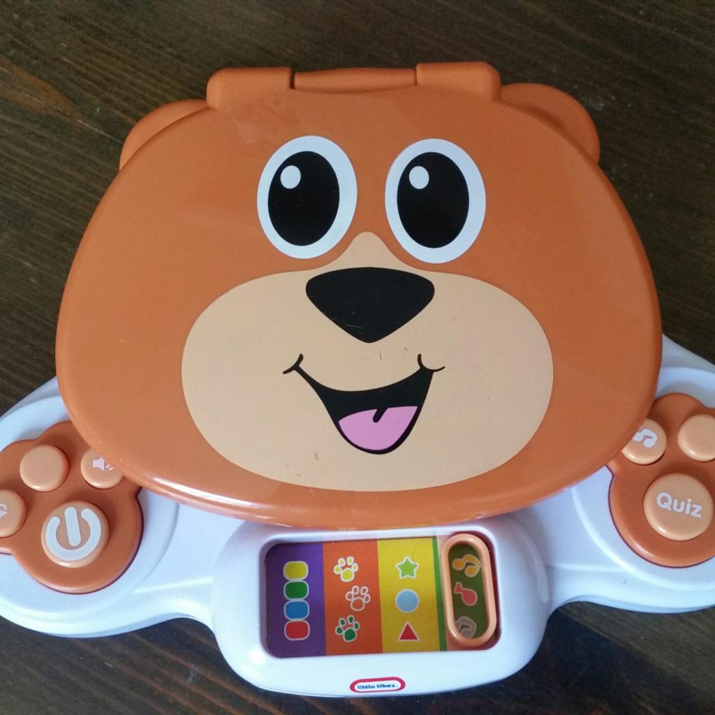 Little tikes push and play bear shop laptop