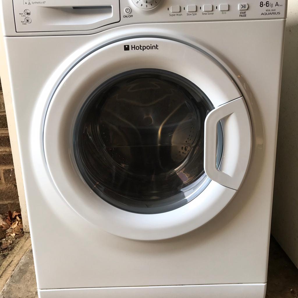 hotpoint washer dryer wdal 8640