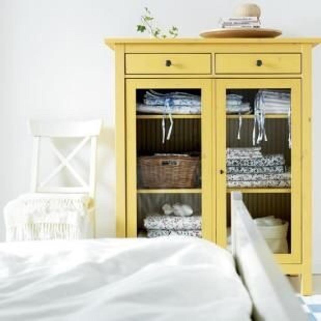 Ikea Hemnes Yellow glass in OL6 Tameside for £55.00 for sale