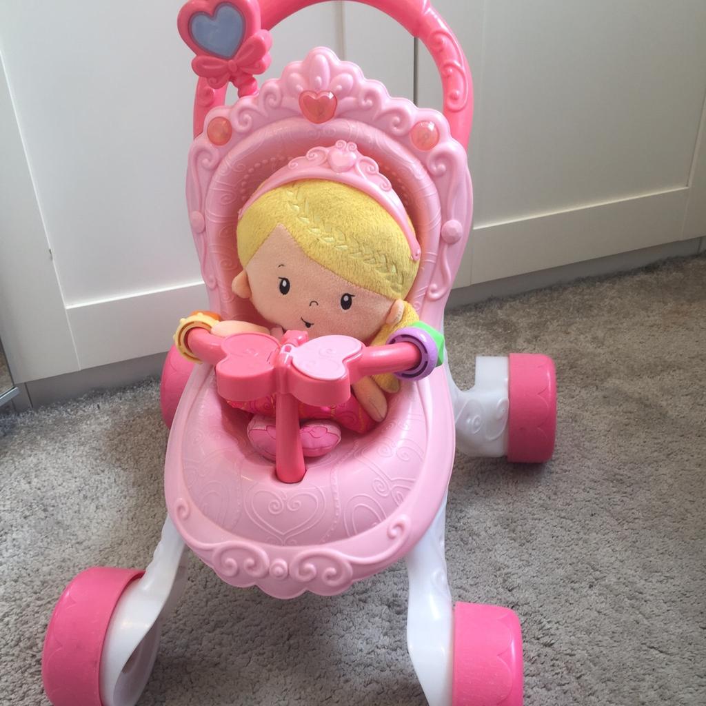 Fisher price dolls clearance pushchair