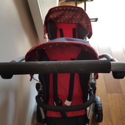 double tandem dolls pushchair
good condition
smoke free home 
collection Barnehurst