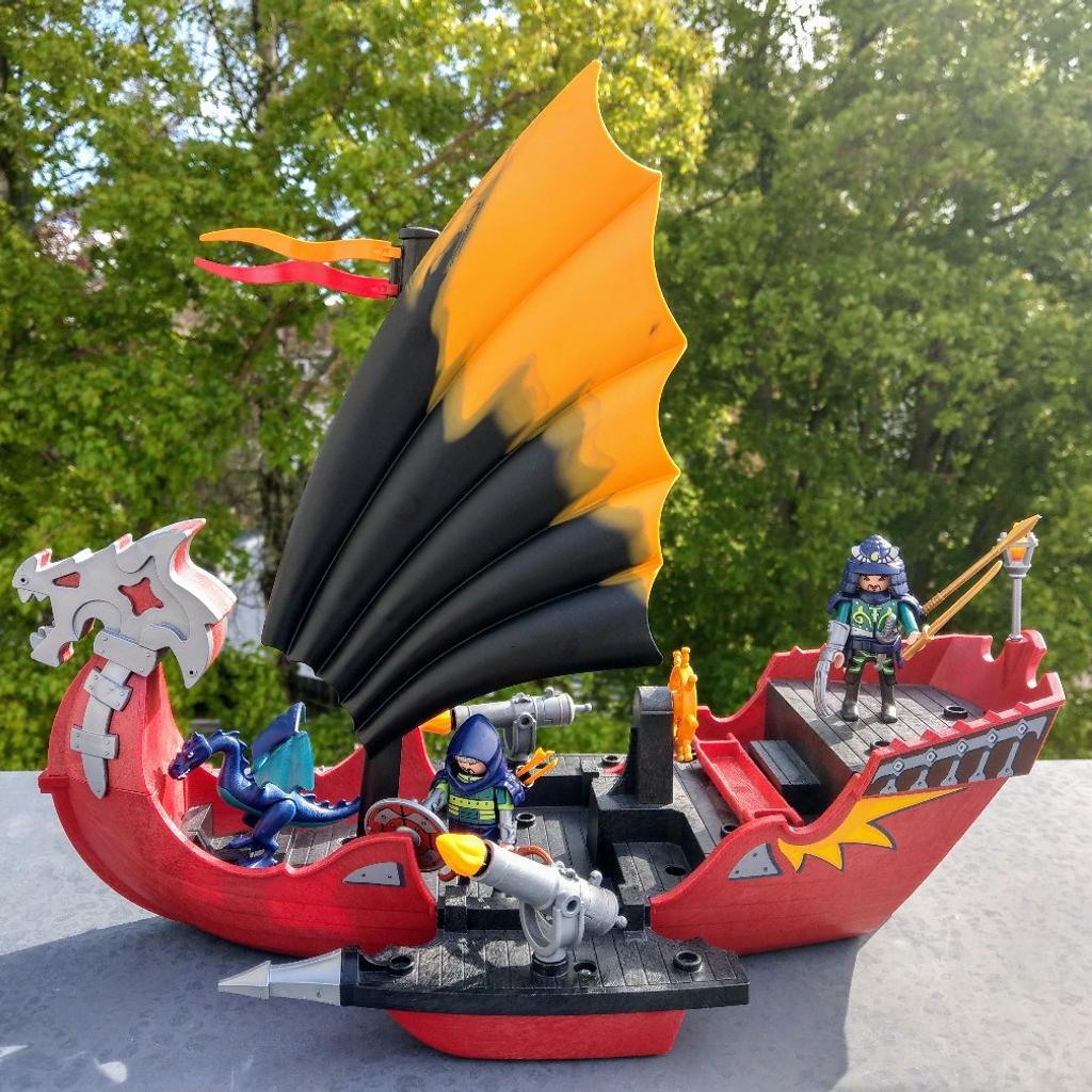 Playmobil Dragons (DreamWorks) 9244 pas cher, Drago et vaisseau d'attaque