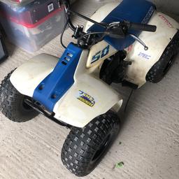 SUZUKI LT50 KIDS QUAD BIKE 2 STROKE IN GREAT WORKING ORDER. COLLECTION OR LOCAL DROP OFF ONLY. THANKS