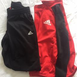 Boys red & black Adidas tracksuit perfect condition age 7-8. Collection only from Chelmsley Wood B37,