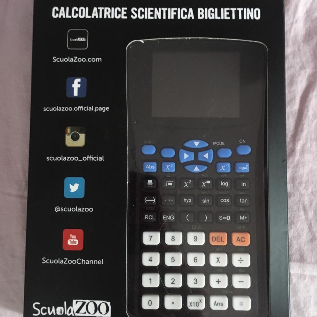 Calcolatrice scientifica scuola zoo in 20835 Muggiò für € 30,00 zum Verkauf