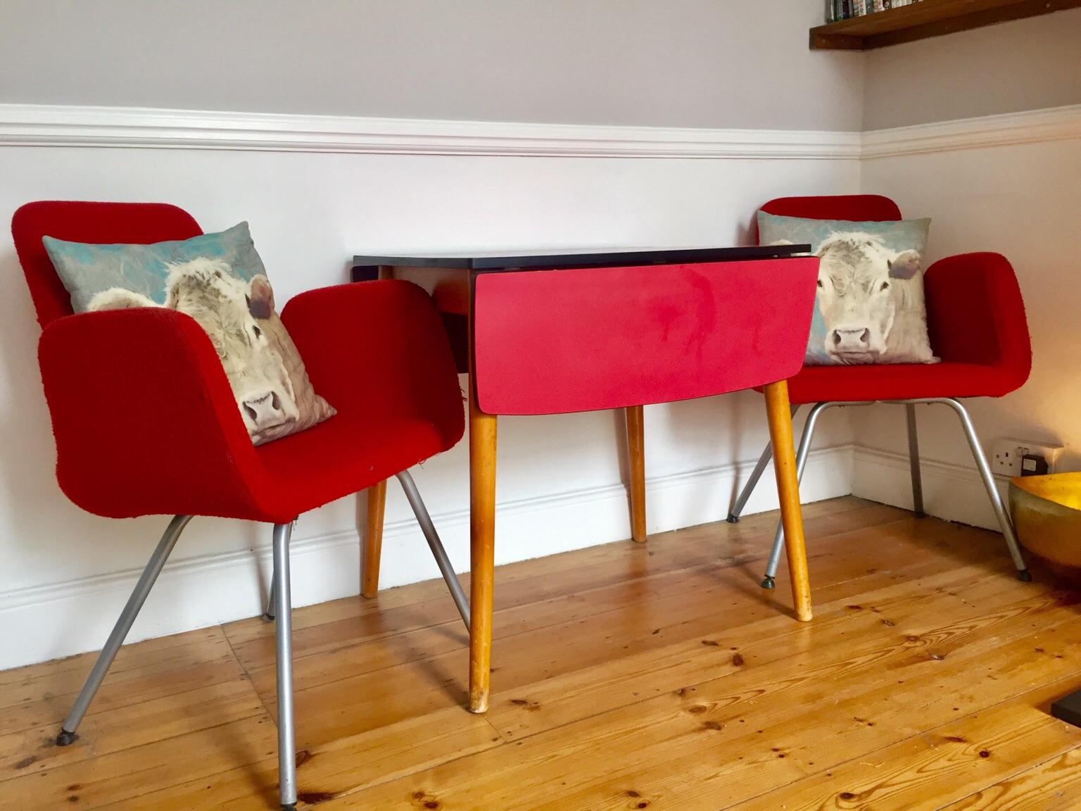 1950s Formica Drop Leaf Table With Chairs In E17 London Borough Of   5ccef6ee93ce1d3888684db6