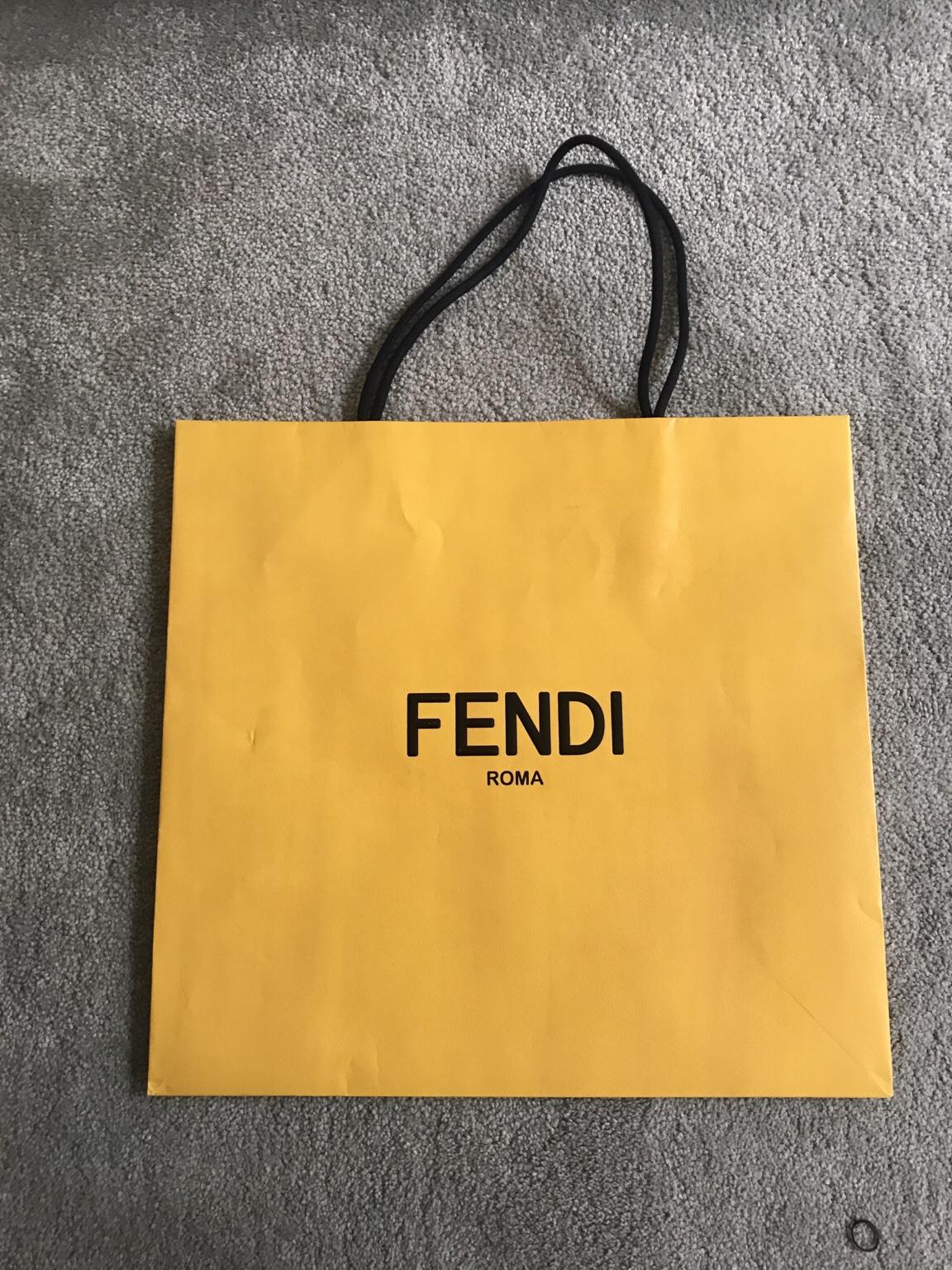 Fendi paper outlet bag