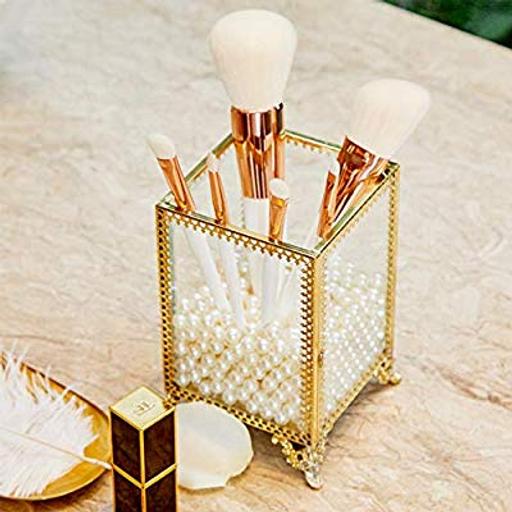 Buy & Sell North West London Willesden Green - North West London - Photos for * PEARL & GOLD MAKE UP BRUSH HOLDER *